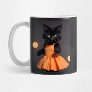 Dancing cat - Modern digital art Mug